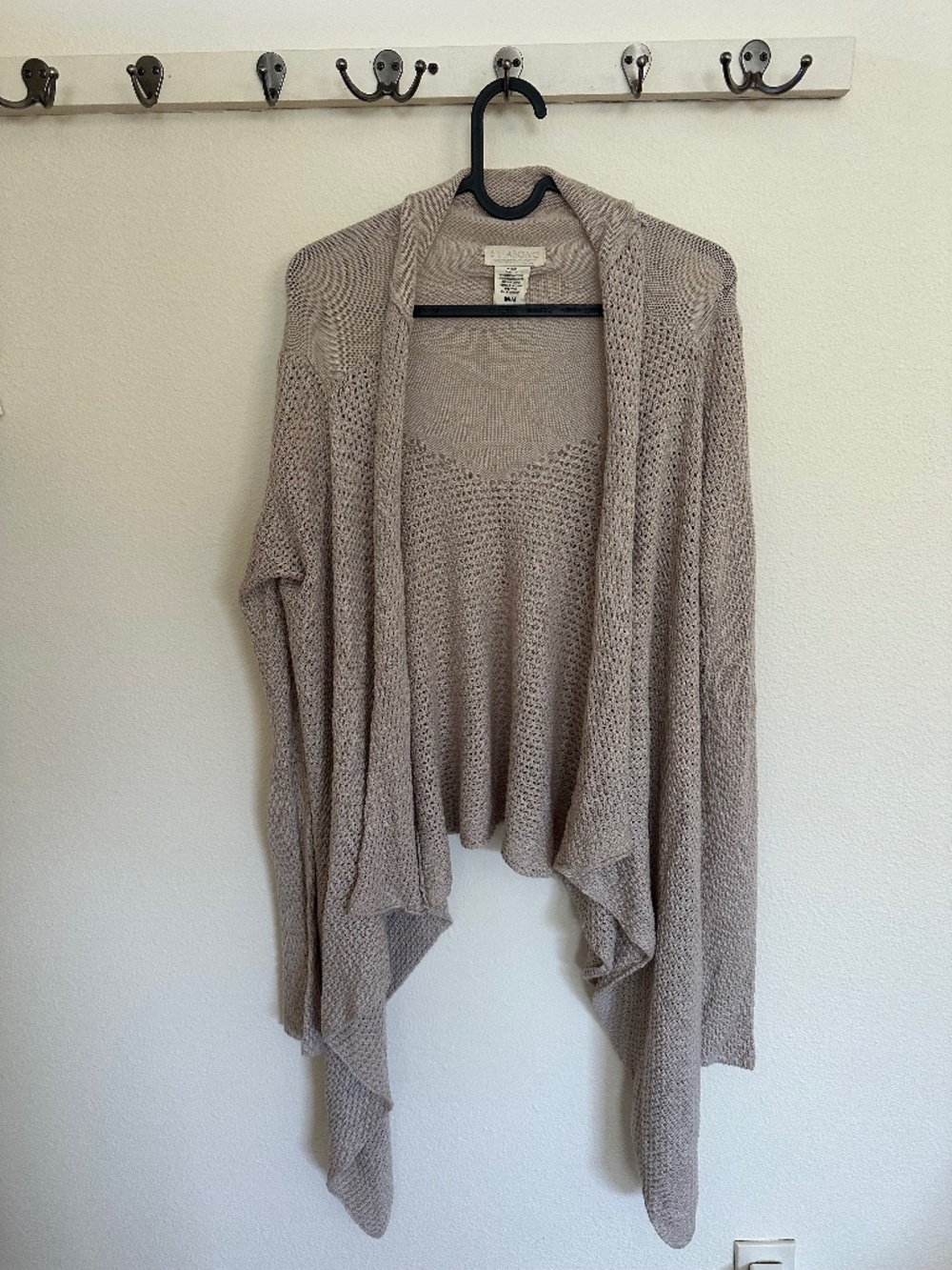 Wrap sweater cardigan
